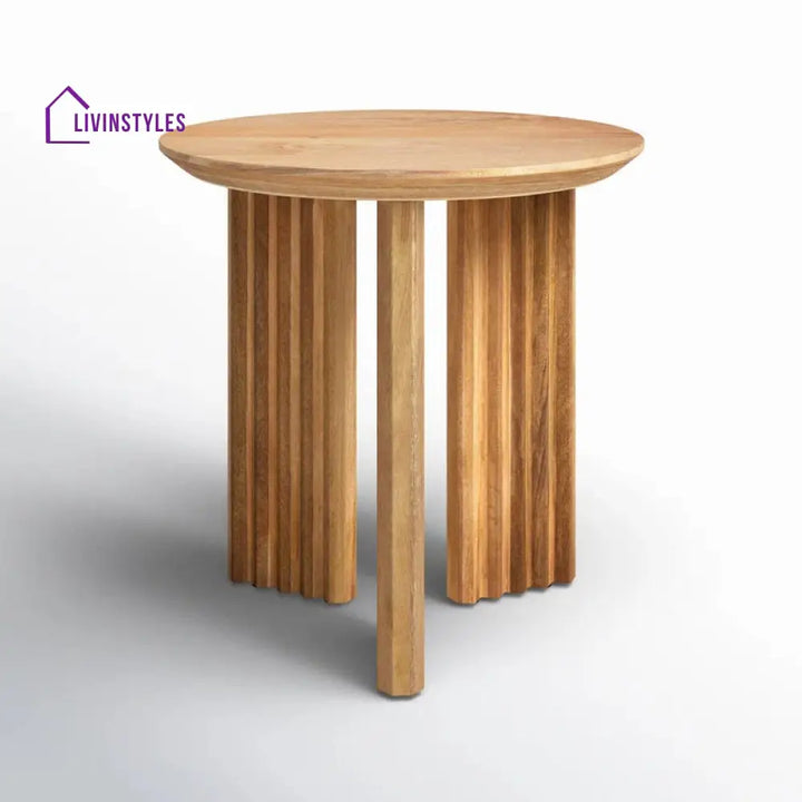 Myra Solid Wood Drink Table | End Table | Side Table for Living Room