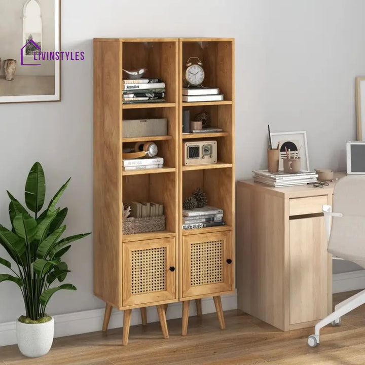 Nadezhda Engineered Wood Bookshelves | Bookshelf for Living Room | Bedroom | Drawing Room | Study Room