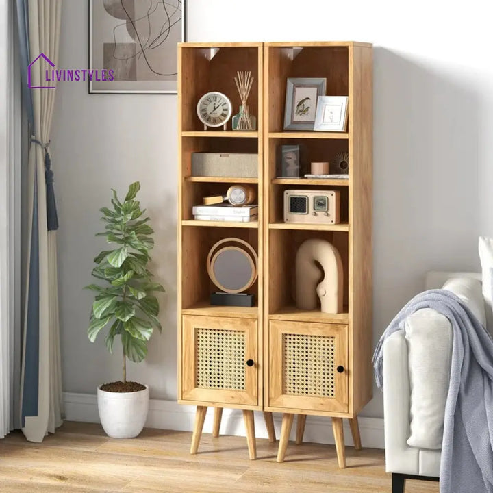 Nadezhda Engineered Wood Bookshelves | Bookshelf for Living Room | Bedroom | Drawing Room | Study Room