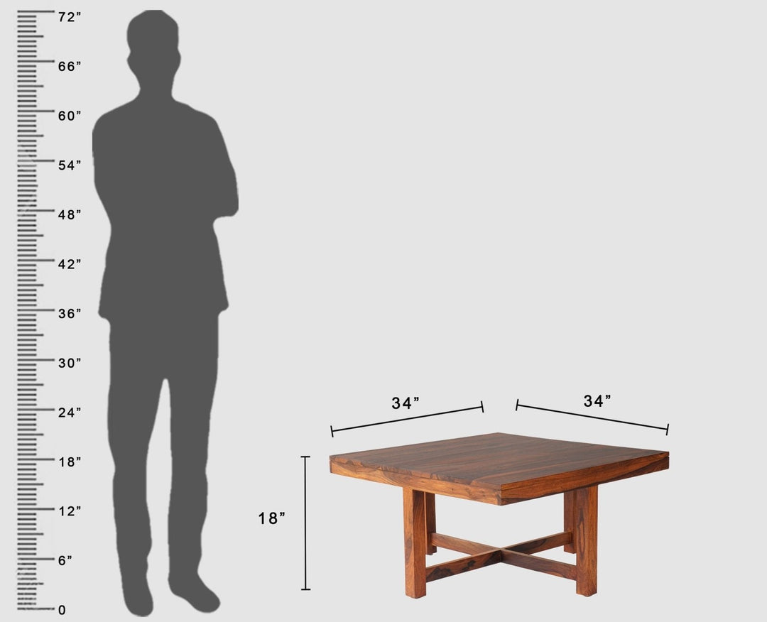Anna Coffee Table With 4 Stools