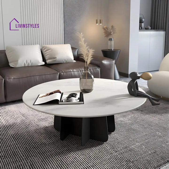 Naira Stainless Steel Frame Coffee Table for Living Room