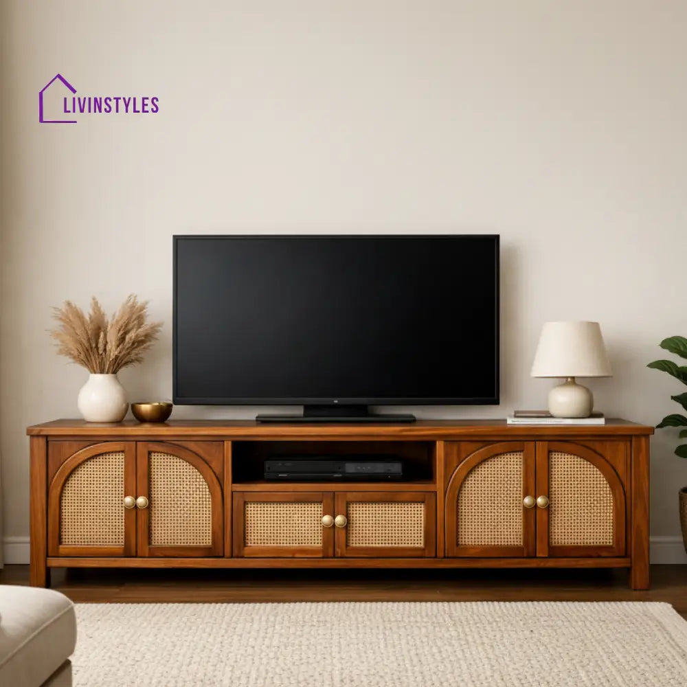 Nam Premium Solid Wood TV Unit for Living Room