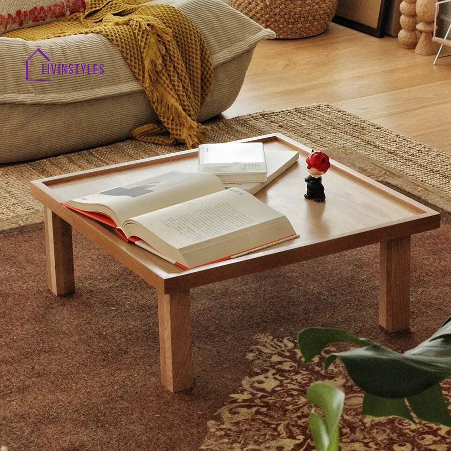 Nandini Solid Wood Coffee Table for Living Room