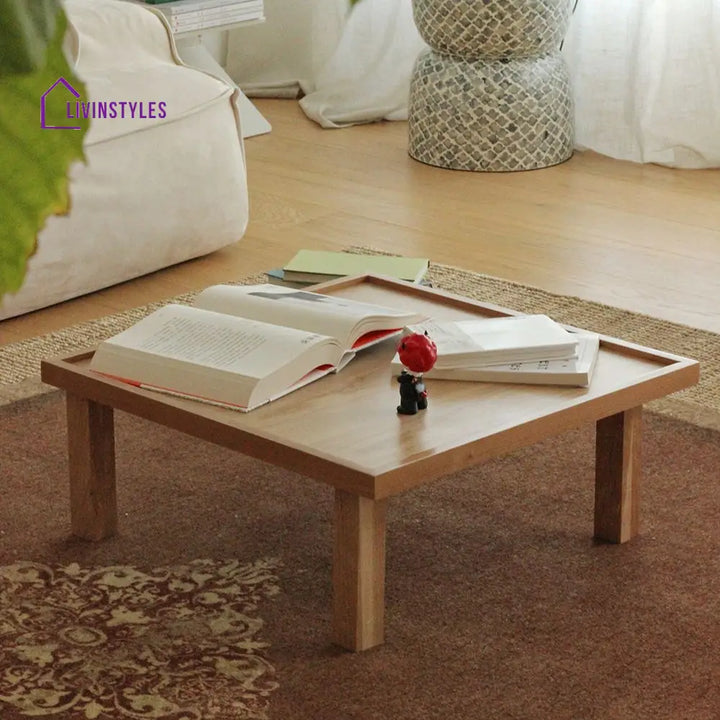 Nandini Solid Wood Coffee Table for Living Room
