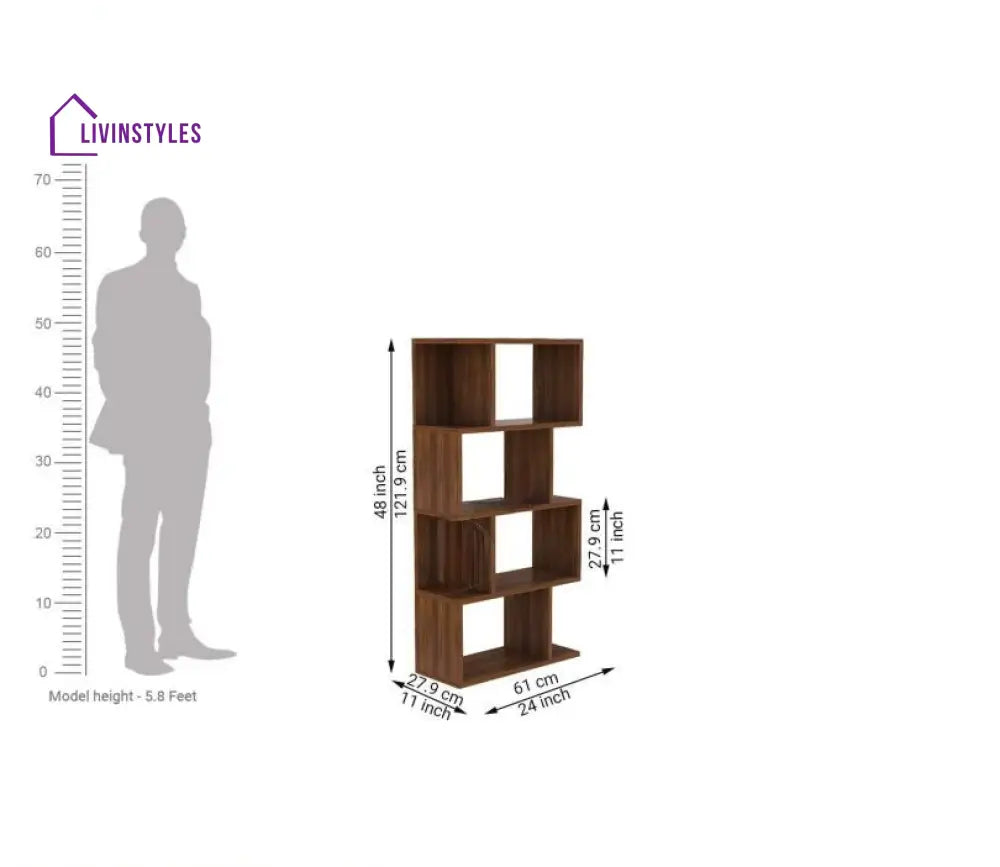 Nastya Book Shelf for Living Room | Bedroom | Study Room