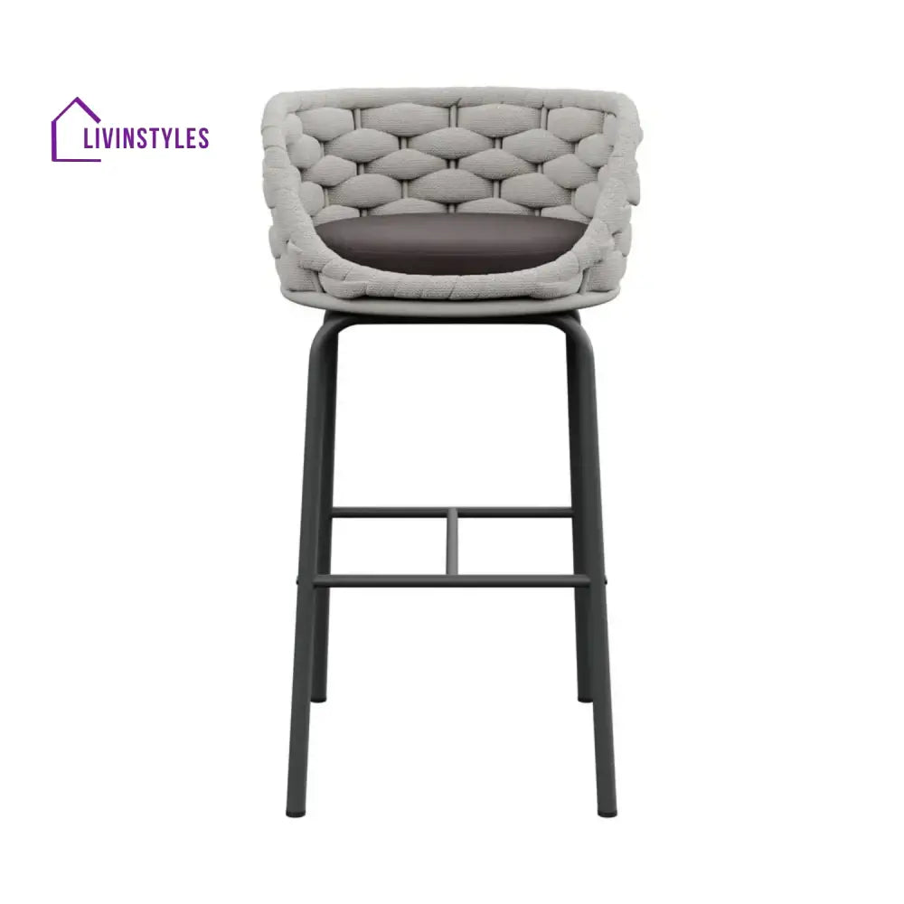 Natalia 2-Piece Outdoor Rope Bar Chairs – Stylish Comfort Built to Last - Bar Chairs