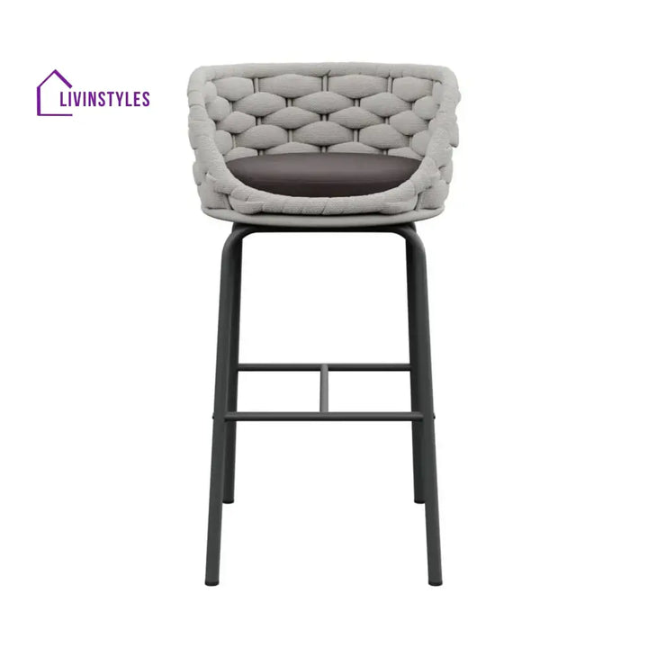 Natalia 2-Piece Outdoor Rope Bar Chairs – Stylish Comfort Built to Last - Bar Chairs