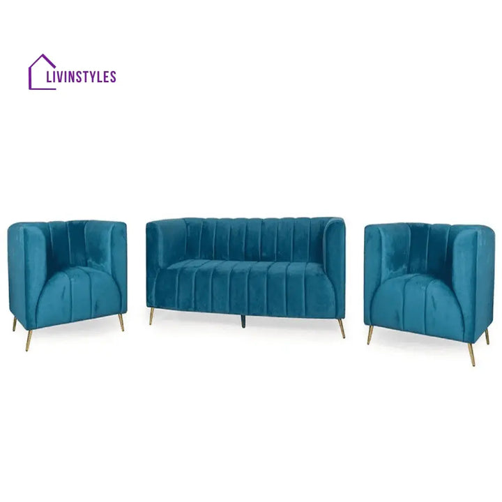 Natalia 3 Seater Sofa in Teal Colour
