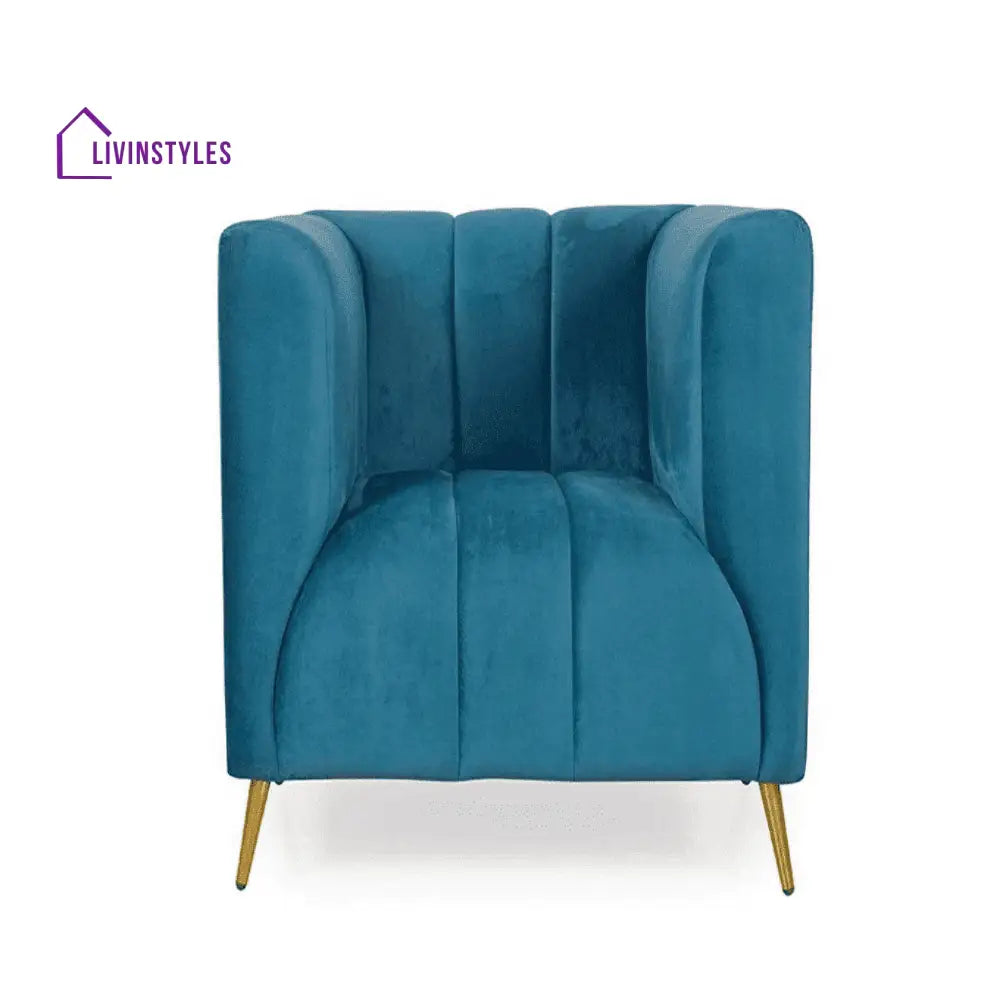 Natalia 3 Seater Sofa in Teal Colour