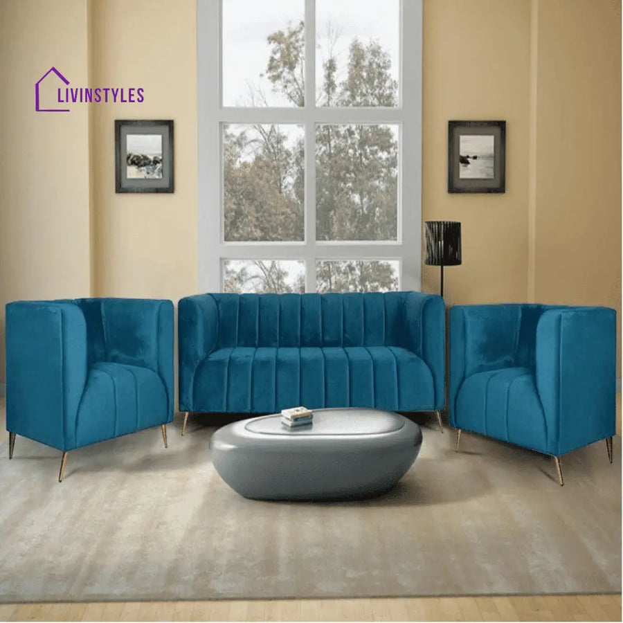Natalia 3 Seater Sofa in Teal Colour