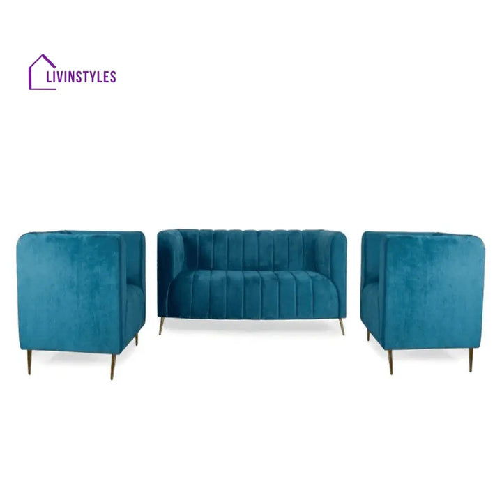 Natalia 3 Seater Sofa in Teal Colour