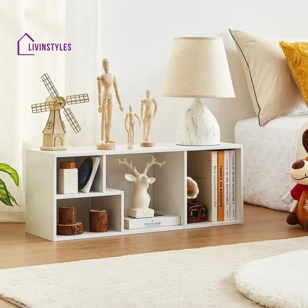 Natalia Engineered Wood Bookshelves | Bookshelf for Living Room | Bedroom | Drawing Room | Study Room