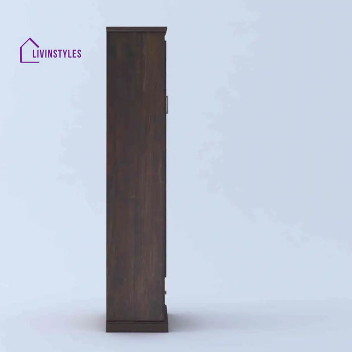 Natalia single door sheesham wood wardrobe