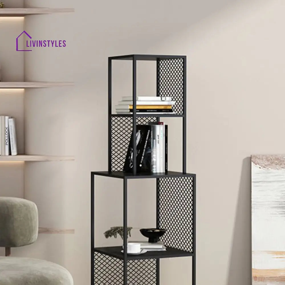 Natalia Stainless Steel Frame Storage Shelves