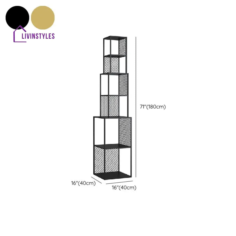 Natalia Stainless Steel Frame Storage Shelves