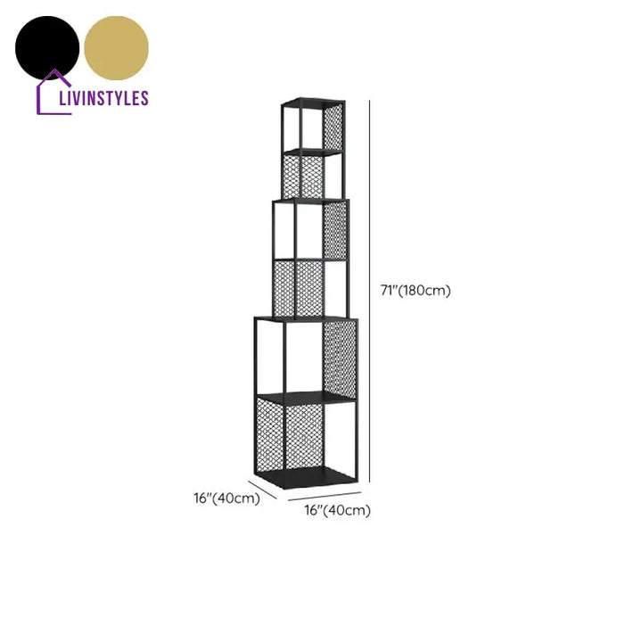 Natalia Stainless Steel Frame Storage Shelves