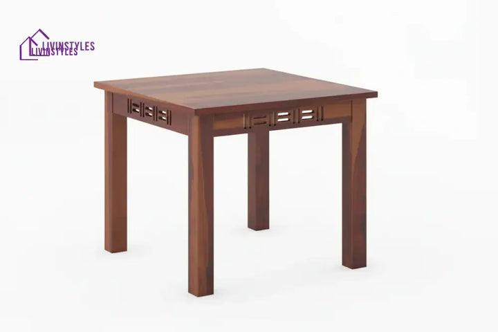 Adiva 4 Seater Sheesham wood Dining Set with Adiva Sheesham Dining Chair