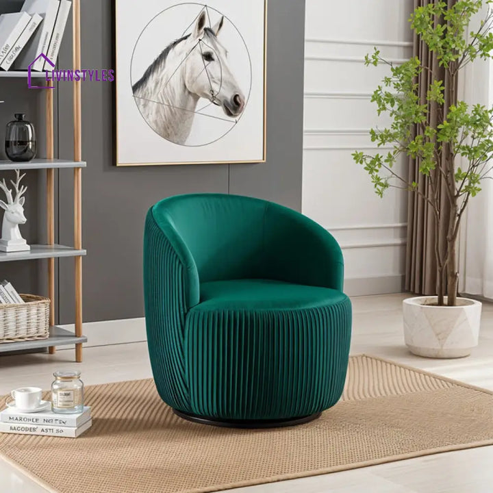 Navisha 360 Rotating Living Room Chair