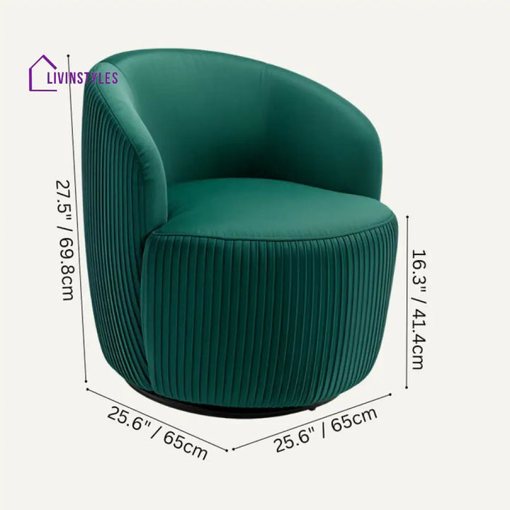 Navisha 360 Rotating Living Room Chair