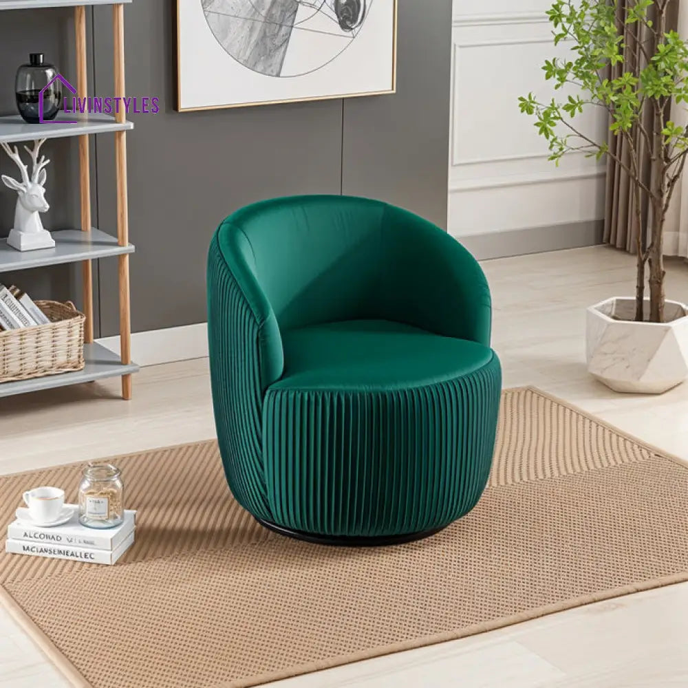Navisha 360 Rotating Living Room Chair