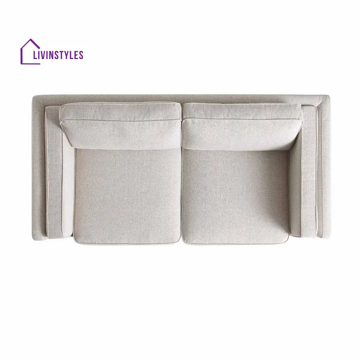 Dipley Oatmeal Fabric Sofa 2-Seater Sofas