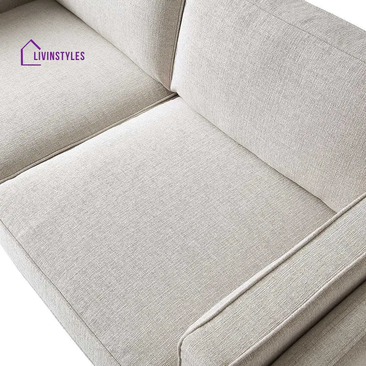 Dipley Oatmeal Fabric Sofa 2-Seater Sofas