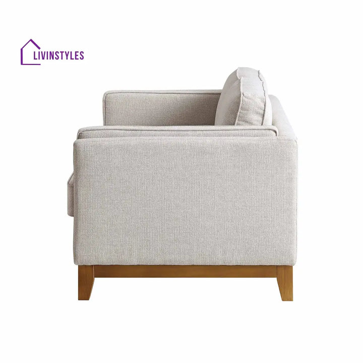 Dipley Oatmeal Fabric Sofa 2-Seater Sofas