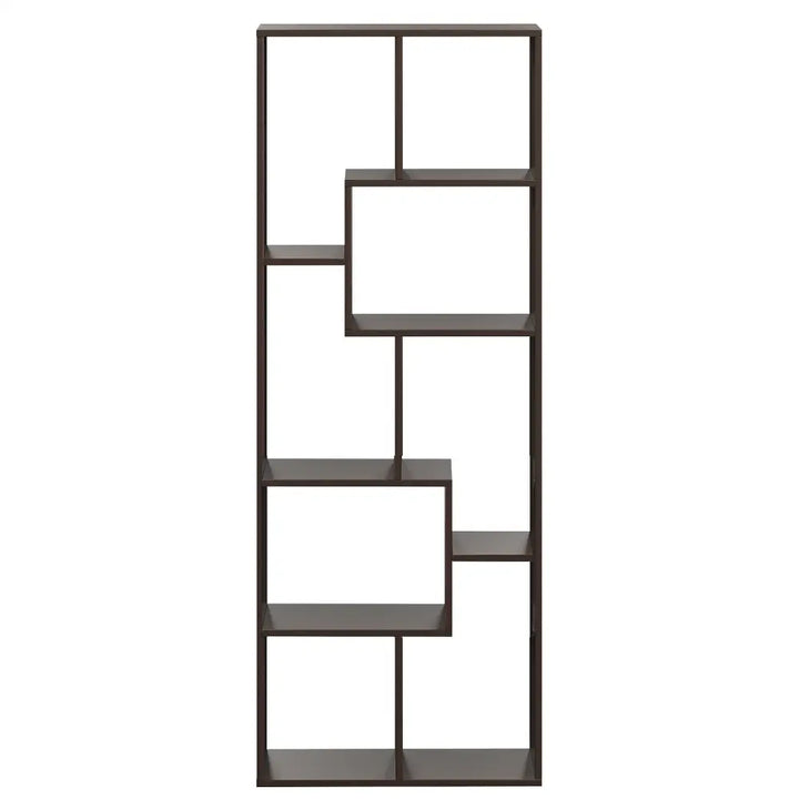 Navya Wenge Wooden Book Shelf – Stylish Storage for Living & Study Rooms Bookshelf Cabinet & Rack