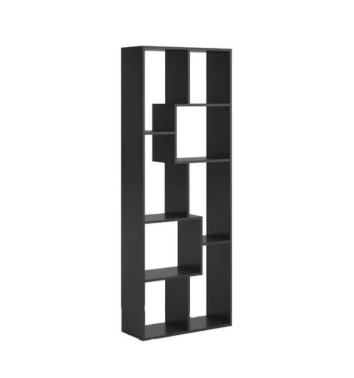 Navya Wenge Wooden Book Shelf – Stylish Storage for Living & Study Rooms Bookshelf Cabinet & Rack