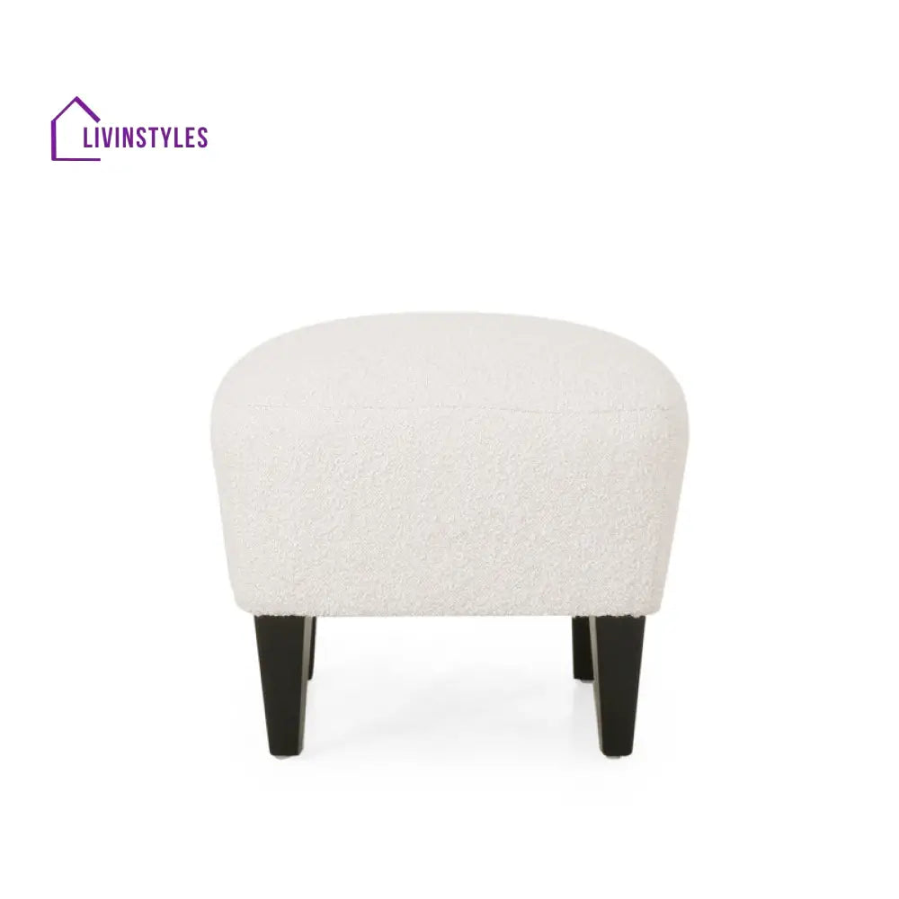 Naysha Solid Wood and Fabric Arm Chair | Living Room Chair | Lounge Chair