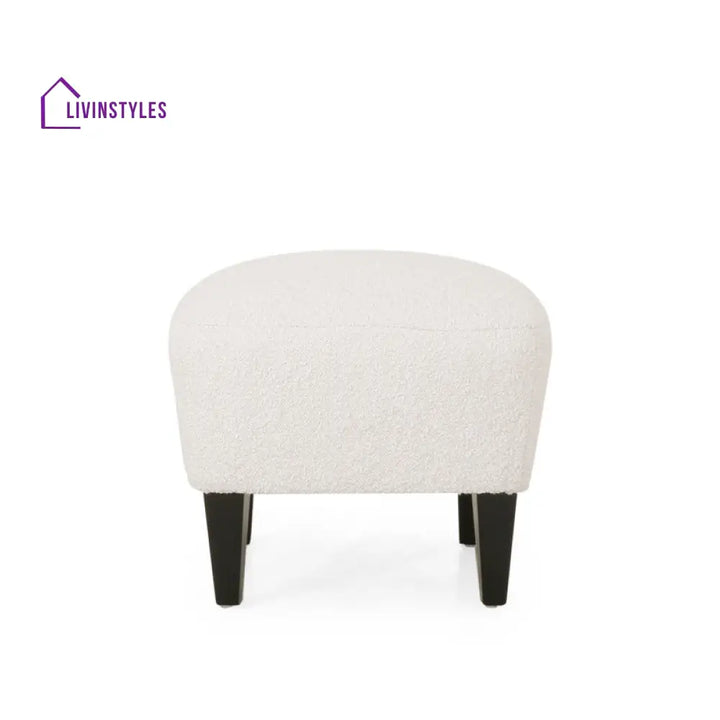 Naysha Solid Wood and Fabric Arm Chair | Living Room Chair | Lounge Chair