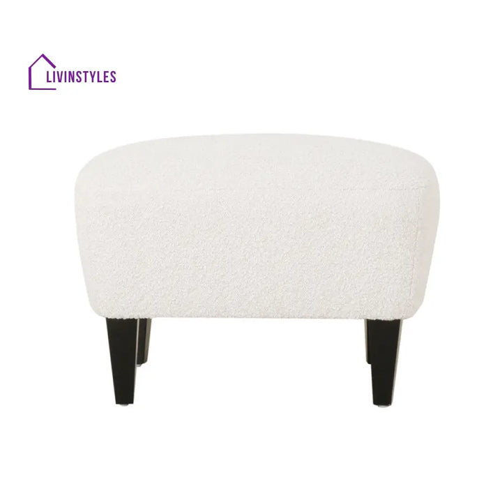 Naysha Solid Wood and Fabric Arm Chair | Living Room Chair | Lounge Chair