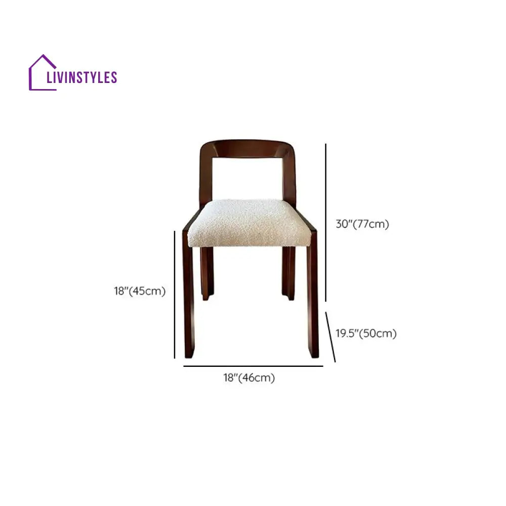 Naysha Wooden Dining Chair | Sheesham Wood