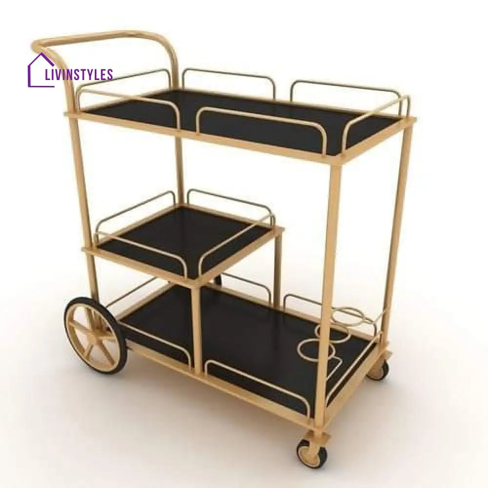 Bar Trolly | Functional and Trendy Beverage Cart Bar Trolley