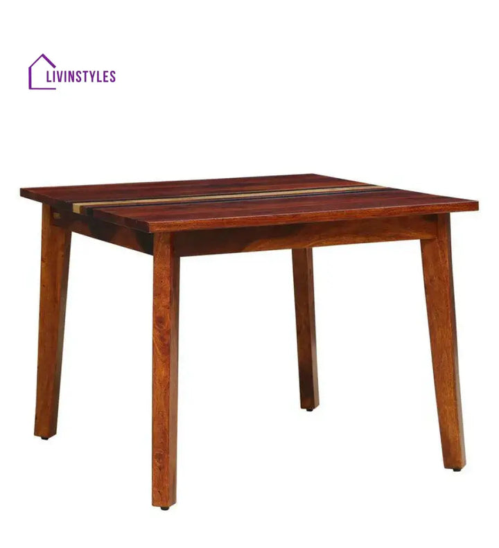 Nazar Sheesham Wood 4 Seater Dining Set In Honey Finish dining set