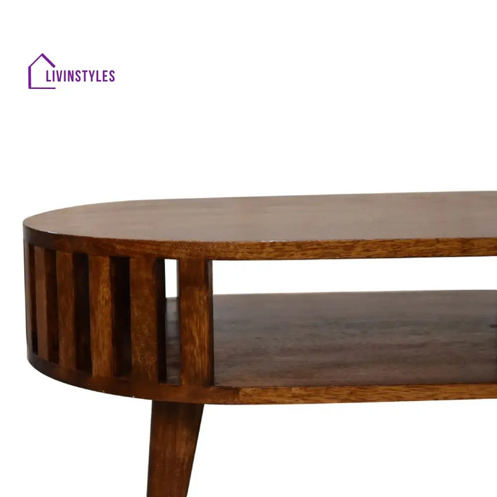 Neelam Solid Wood Coffee Table for Living Room