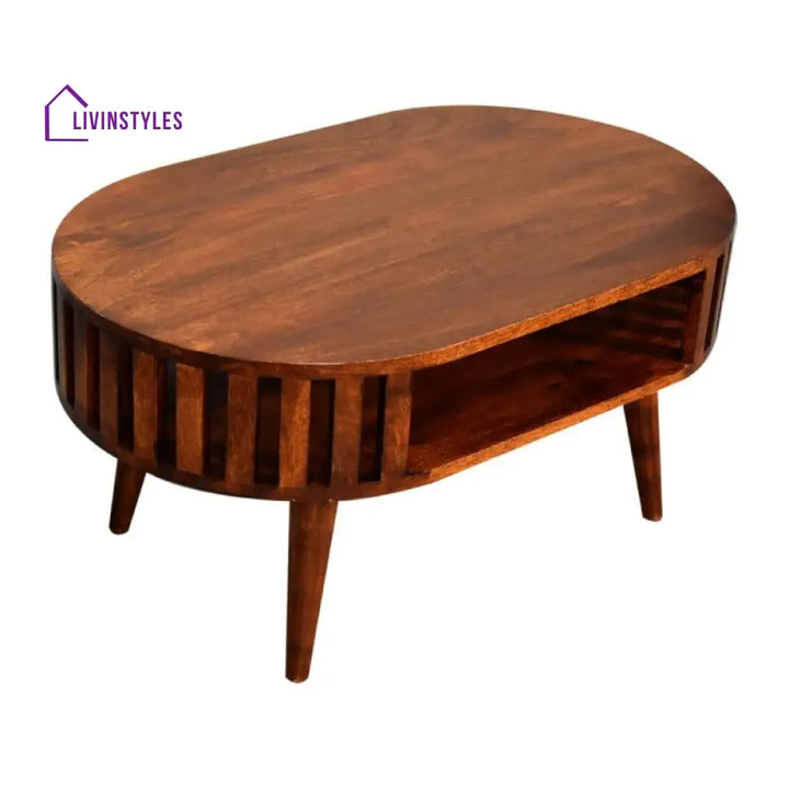 Neelam Solid Wood Coffee Table for Living Room