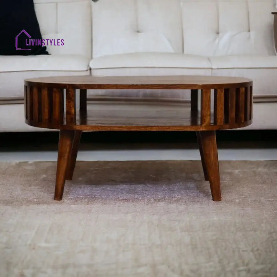 Neelam Solid Wood Coffee Table for Living Room