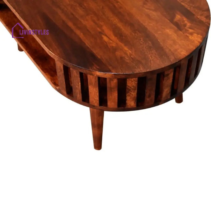 Neelam Solid Wood Coffee Table for Living Room