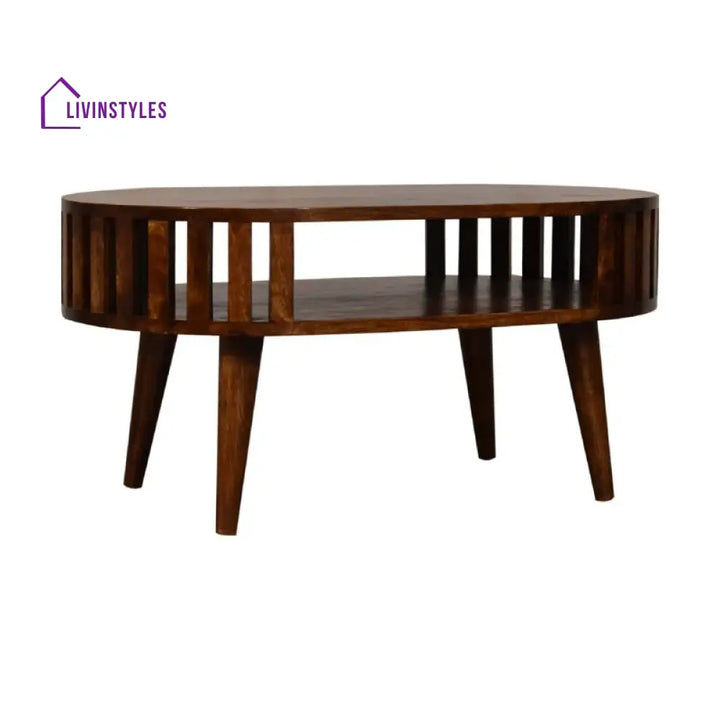 Neelam Solid Wood Coffee Table for Living Room