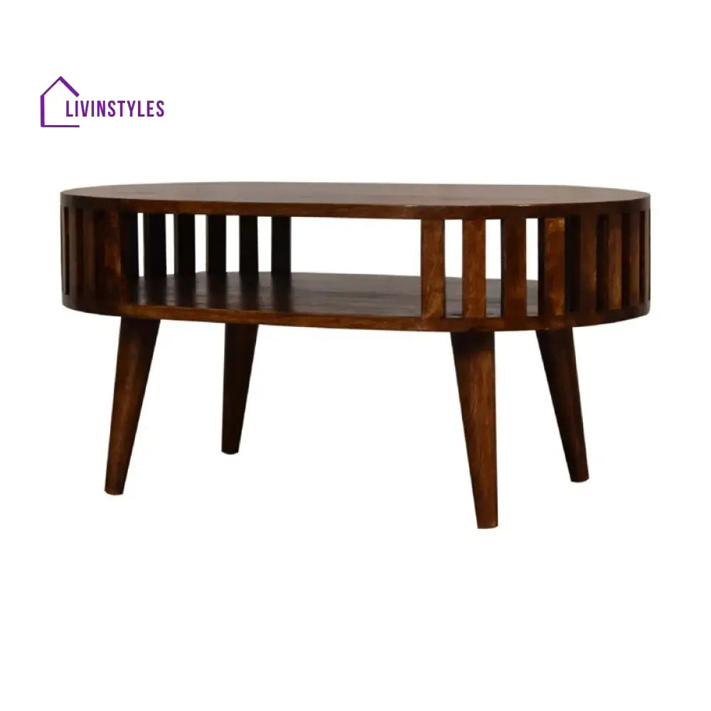 Neelam Solid Wood Coffee Table for Living Room