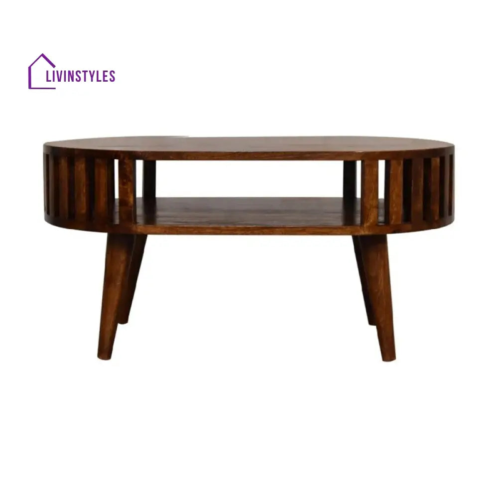 Neelam Solid Wood Coffee Table for Living Room