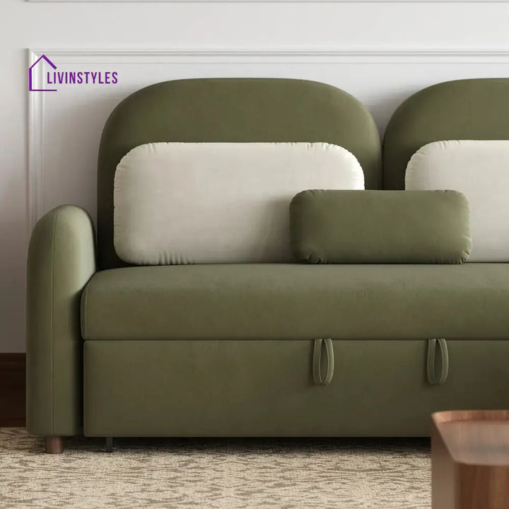 Neeti Fabric Sofa Come Bed for Living Room