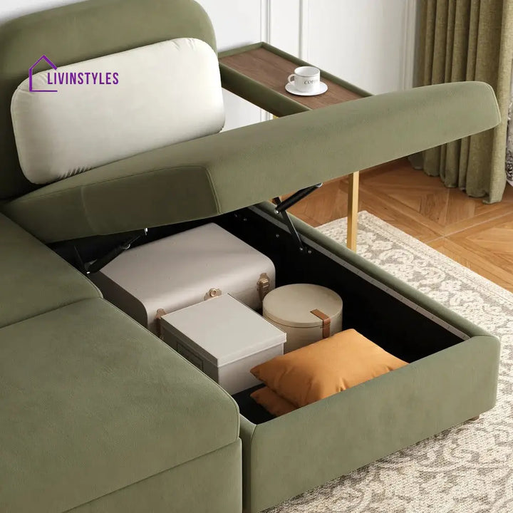 Neeti Fabric Sofa Come Bed for Living Room