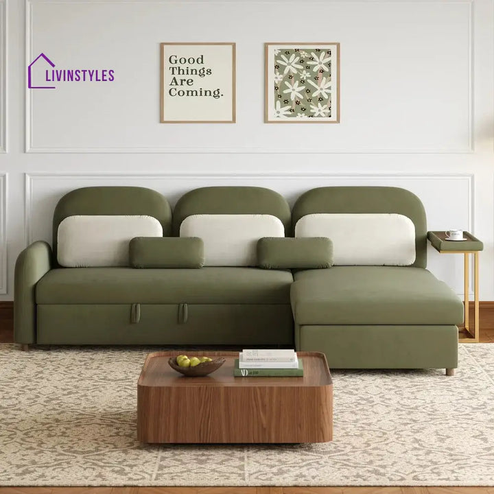 Neeti Fabric Sofa Come Bed for Living Room