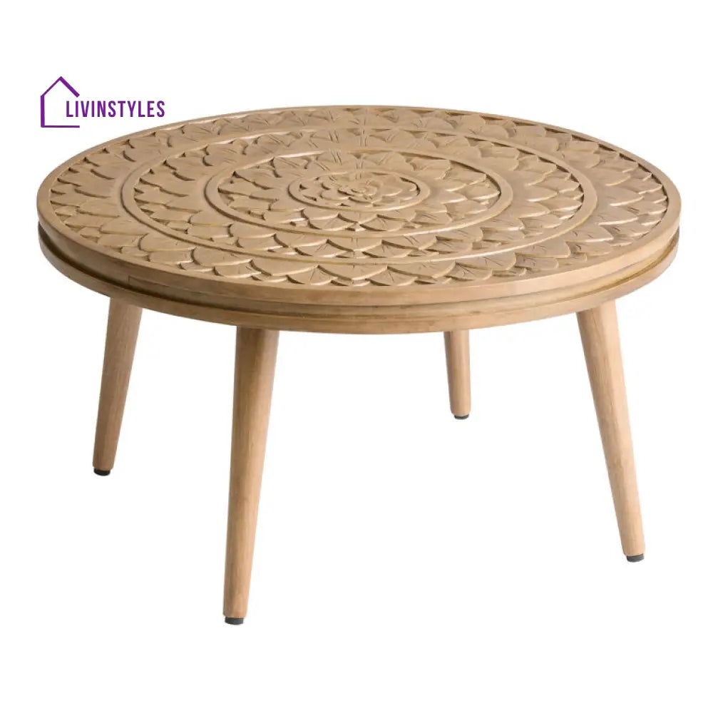 Neeti Solid Wood Coffee Table for Living Room