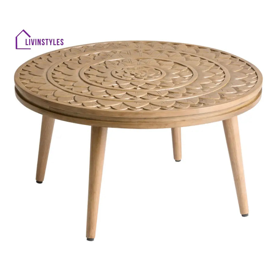 Neeti Solid Wood Coffee Table for Living Room