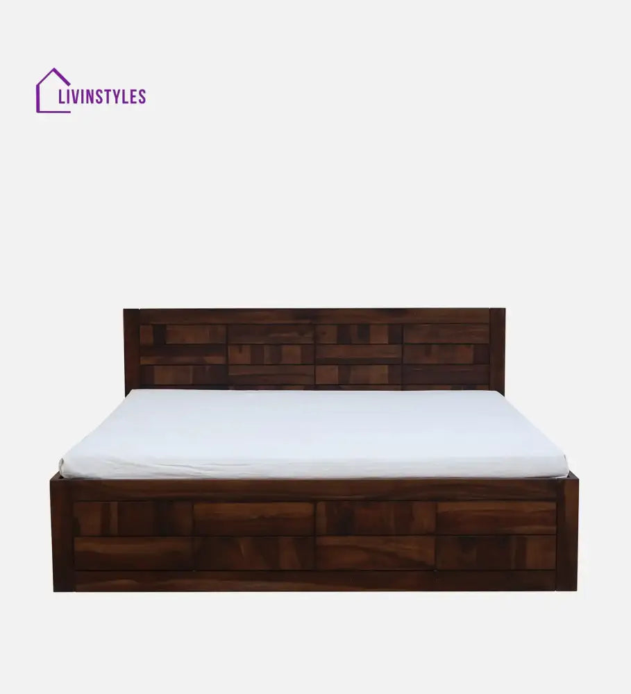 Ultra Solid Wood Storage Beds Bedroom Furniture Sets