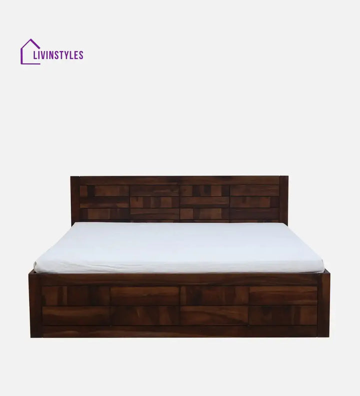 Ultra Solid Wood Storage Beds Bedroom Furniture Sets
