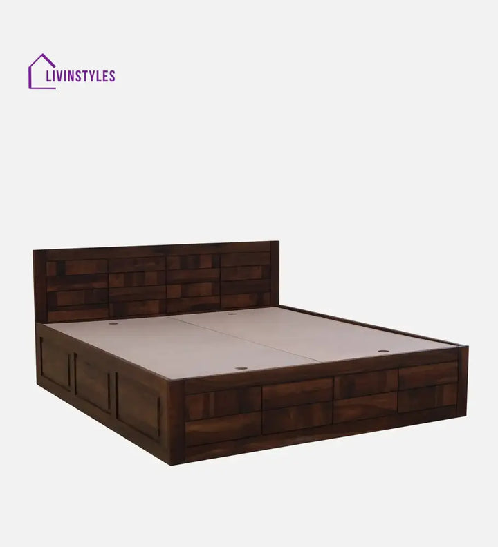Ultra Solid Wood Storage Beds Bedroom Furniture Sets